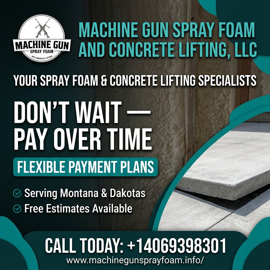 Quality concrete lifting you can trust — flexible payment plans available